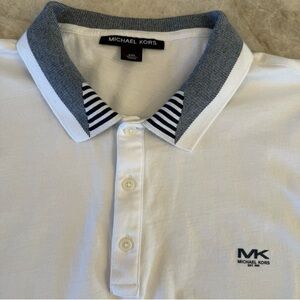 NWOT Michael Kors White Polo Shirt for Men